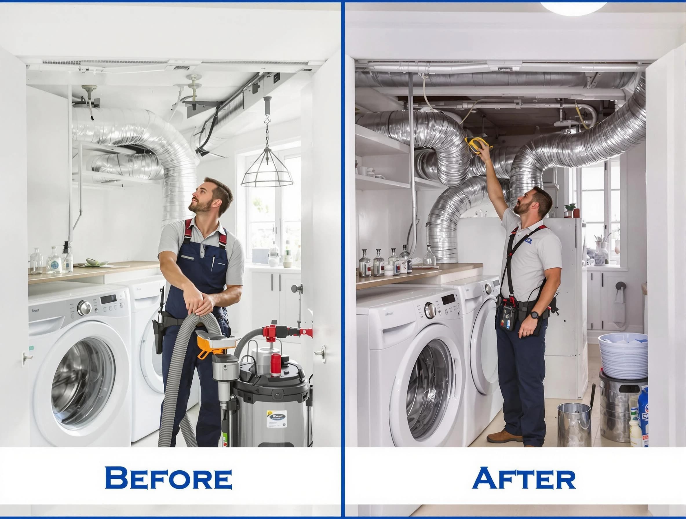 Expert gas dryer vent cleaning by West Jordan Dryer Vent Cleaning in West Jordan