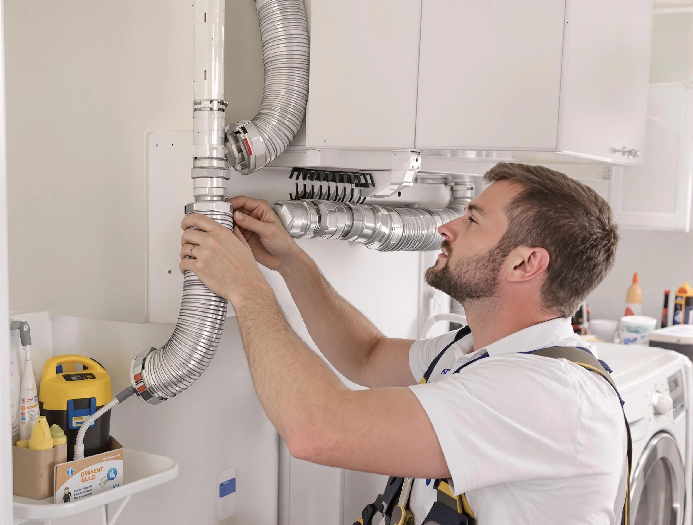 Professional dryer vent repair and installation by West Jordan Dryer Vent Cleaning in West Jordan