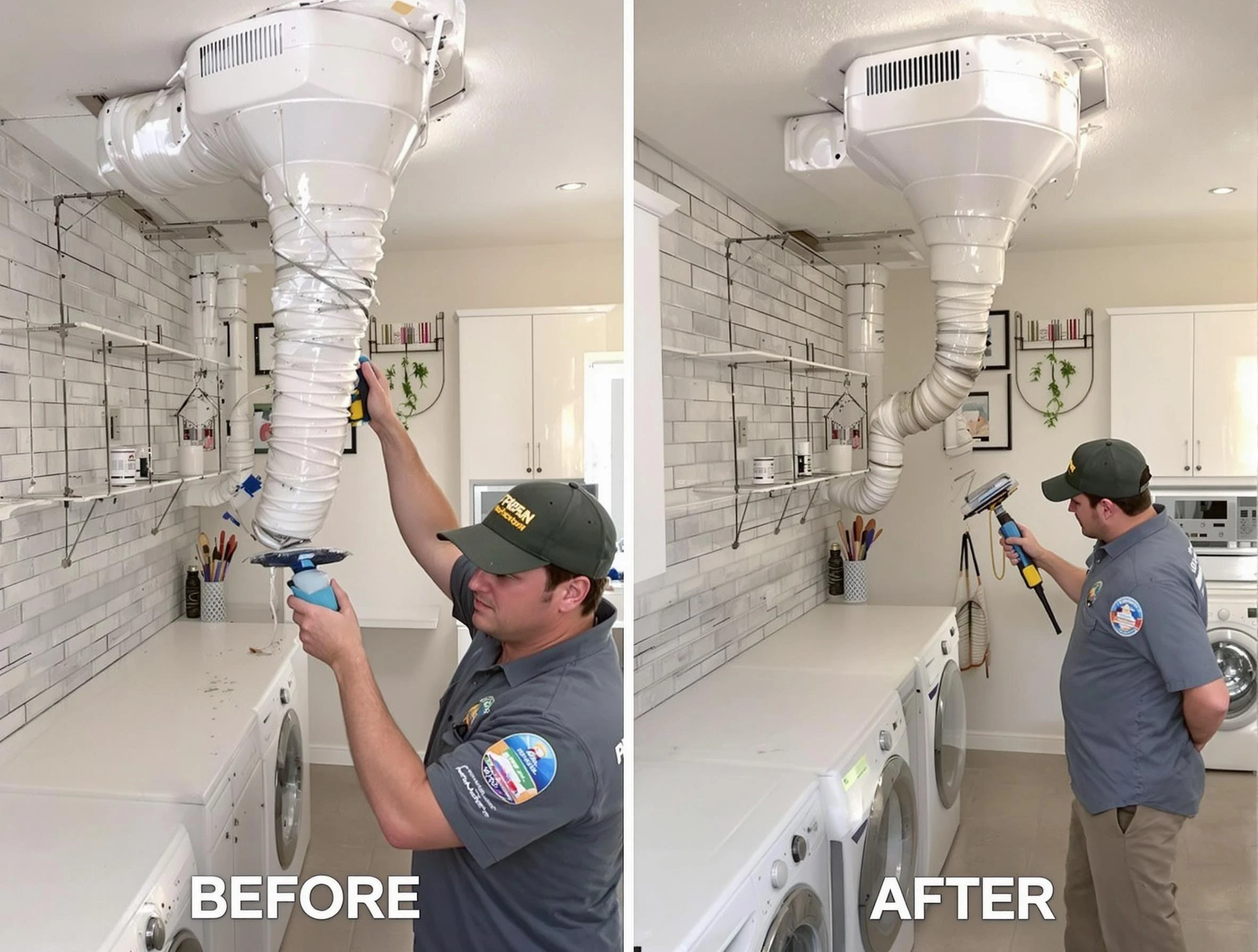 Professional dryer exhaust vent cleaning by West Jordan Dryer Vent Cleaning in West Jordan