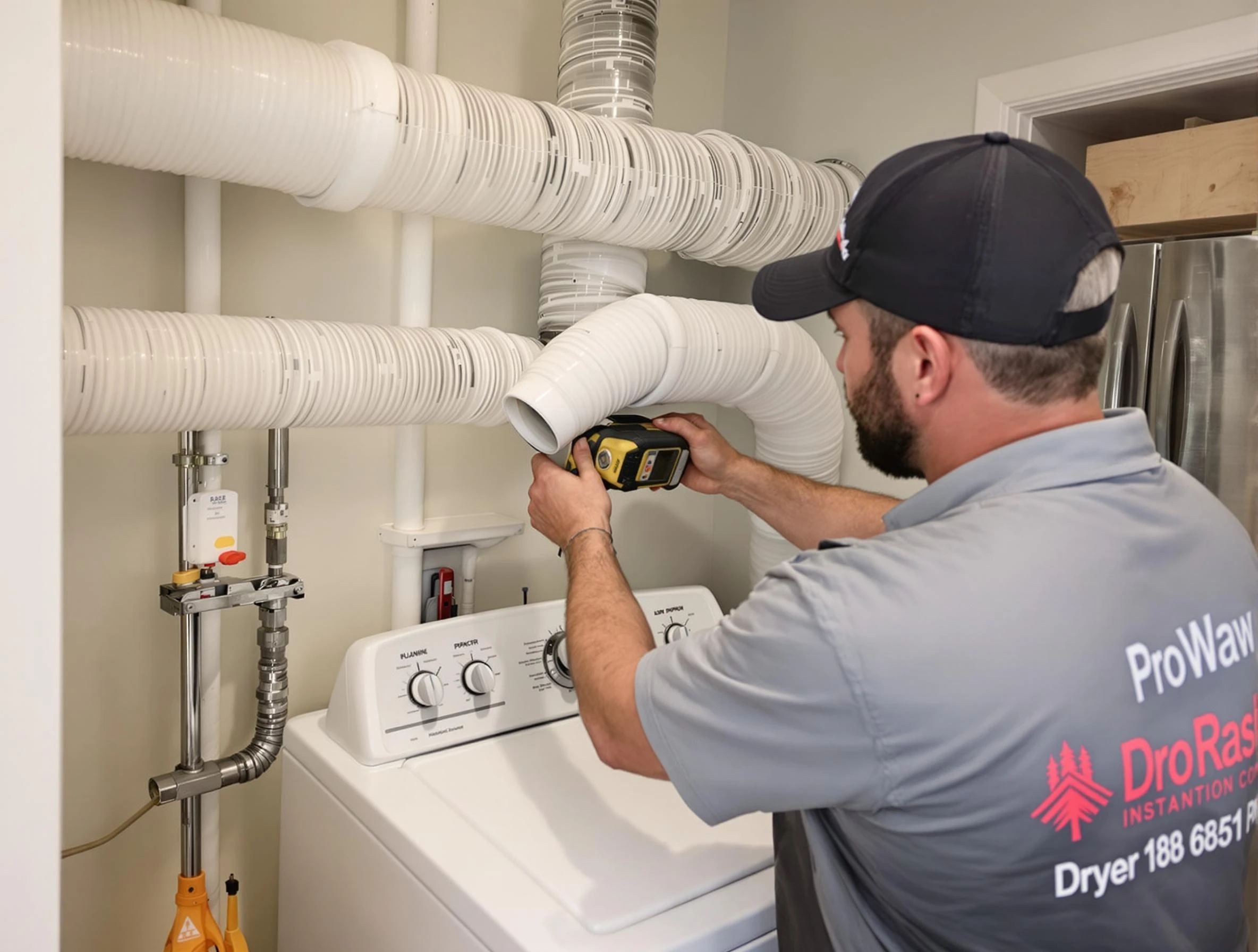 Professional dryer vent hose installation by West Jordan Dryer Vent Cleaning in West Jordan