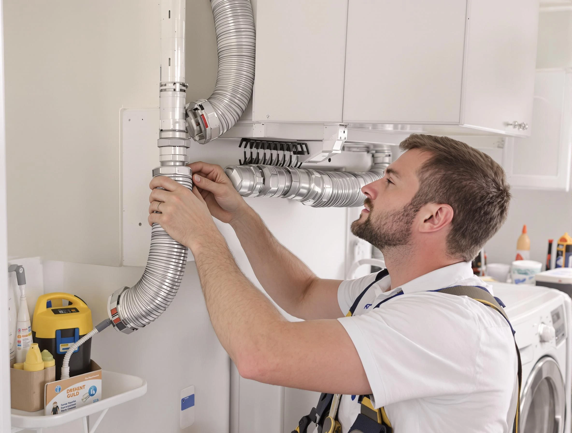 Professional dryer vent repair and installation by West Jordan Dryer Vent Cleaning in West Jordan